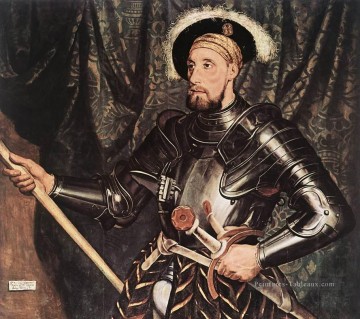  Hans Peintre - Portrait de Sir Nicholas Carew Renaissance Hans Holbein le Jeune